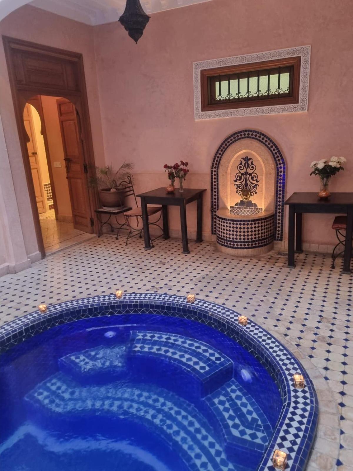 Riad Arbre Bleu Marrakesh Esterno foto