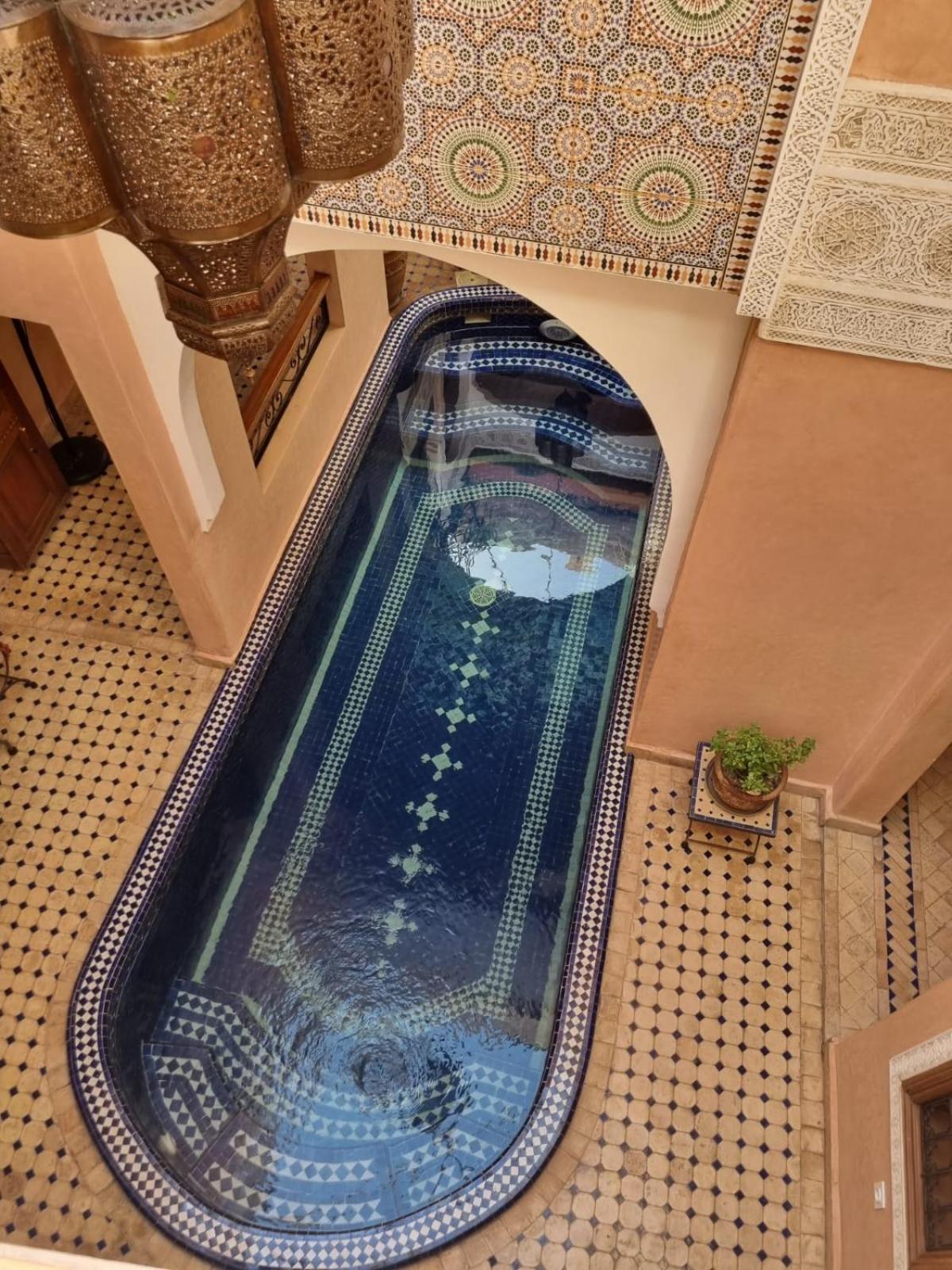 Riad Arbre Bleu Marrakesh Esterno foto